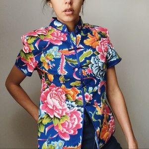 Colorful Oriental Top- SOLD